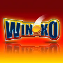 Winko logo on a red background.