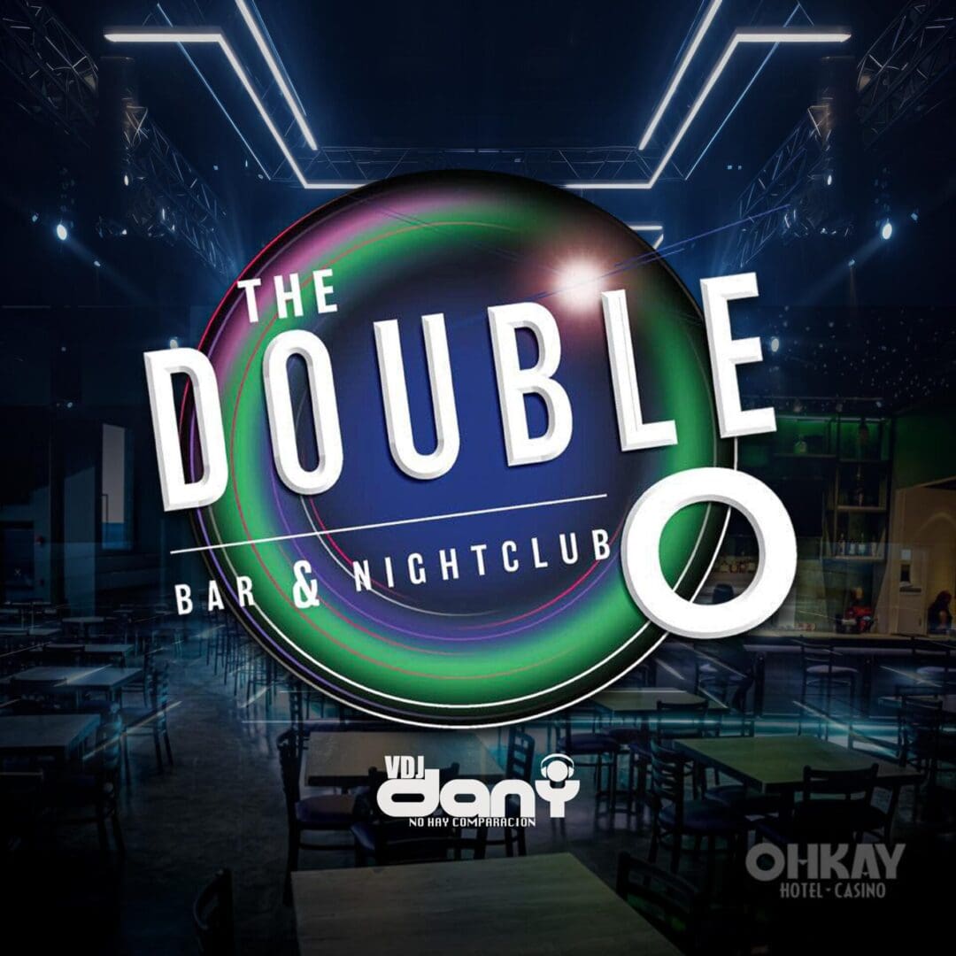The Double O nightclub logo design.