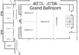 Grand ballroom floor plan.